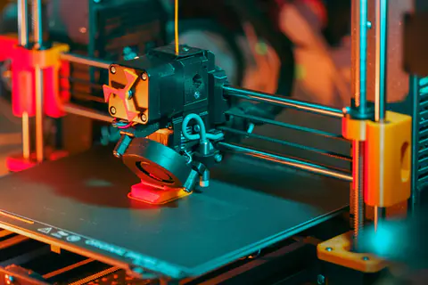 3D printer printing a prototype part